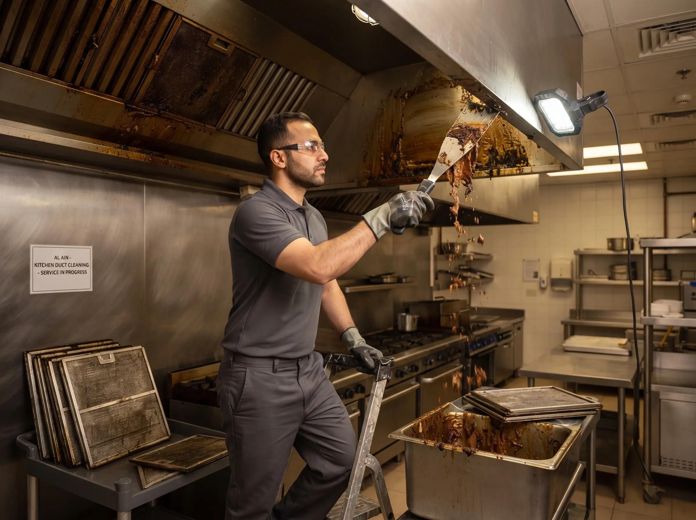 Al Barr Kitchen Hood Cleaning Yas Island service delivery in UAE