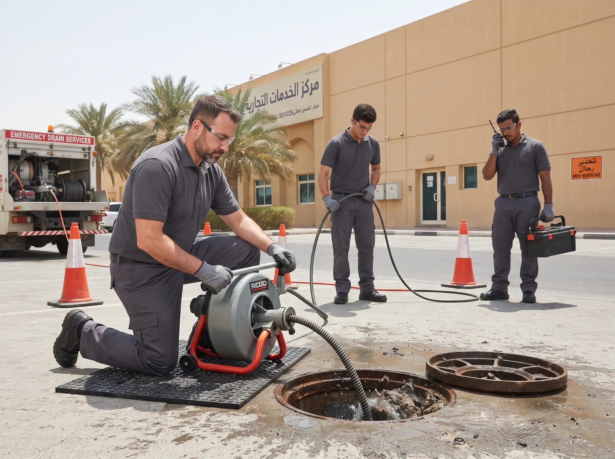 Al Barr Pipeline Block Removal KIZAD service delivery in UAE